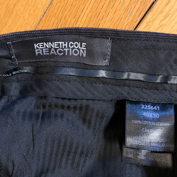 Mens Kenneth Cole black pants 40x30 - Picture 3 of 4